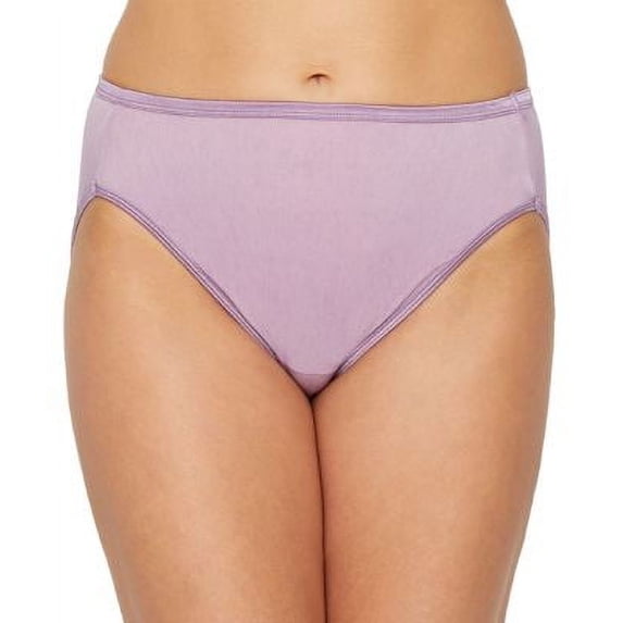 Women's Vanity Fair 13108 Illumination Hi-Cut Brief Panty (Serene Mauve 10)