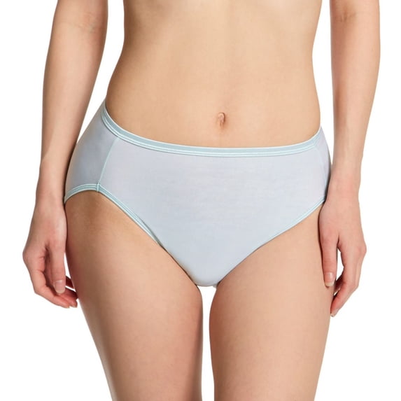 Women's Vanity Fair 13108 Illumination Hi-Cut Brief Panty (Softest Jade 7)