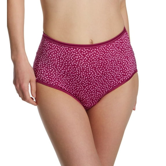Women's Vanity Fair 13109 Illumination Brief Panty (Date Night Dot Print 7)