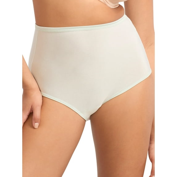 Women's Vanity Fair 13109 Illumination Brief Panty (Mint Chip 6)