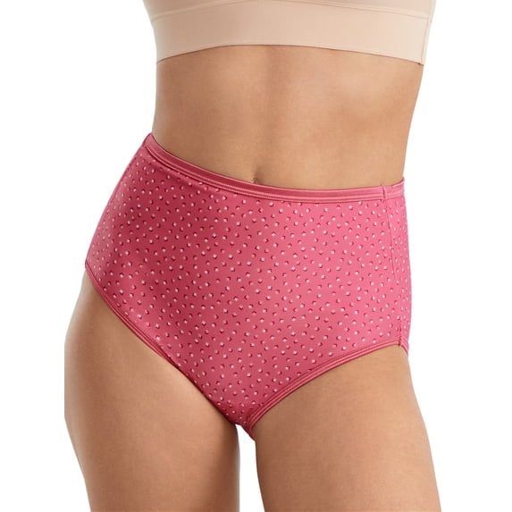Women's Vanity Fair 13109 Illumination Brief Panty (Secret Square Print 7)