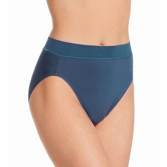 Women's Vanity Fair 13212 Beyond Comfort Hi-Cut Brief Panty (Stillwater 9)