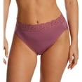 thumbnail image 1 of Women's Vanity Fair 13280 Flattering Lace Ultimate Comfort Hi-Cut Panty (NH Enchanted Stripe 6), 1 of 5