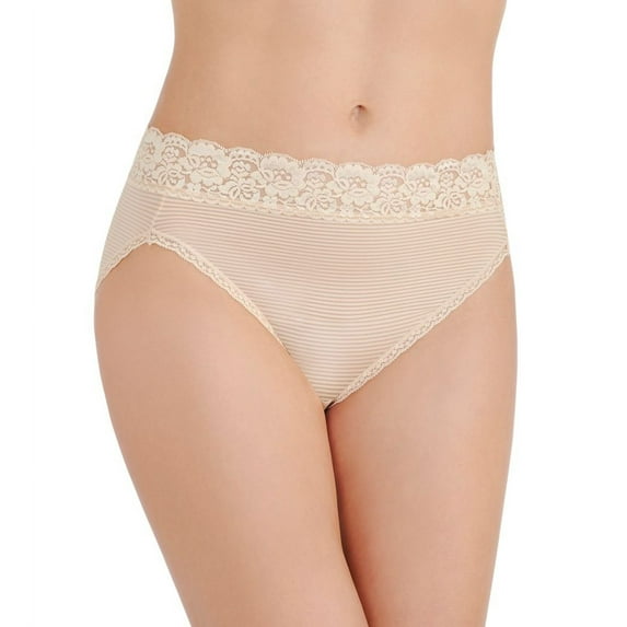 Women's Vanity Fair 13280 Flattering Lace Ultimate Comfort Hi-Cut Panty