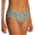 thumbnail image 1 of Women's Vanity Fair 13291 Beyond Comfort Silky Stretch Hi-Cut Panty (Unwind Print 10), 1 of 2