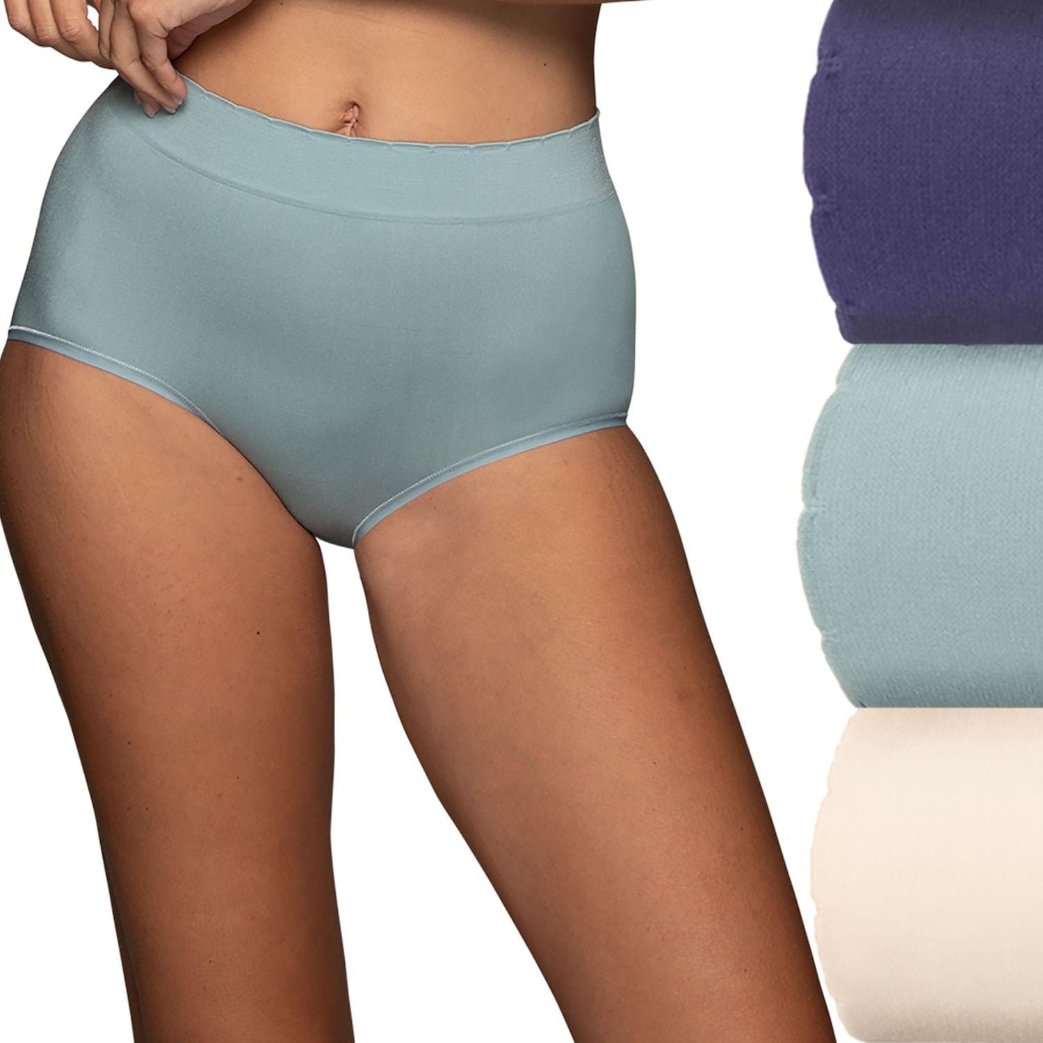 Women's Vanity Fair 13418 No Pinch, No Show Seamless Brief Panty
