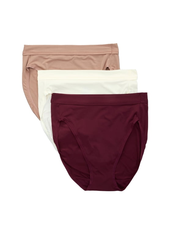Women's Vanity Fair 13430 Beyond Comfort Ultimate Stretch Hi-Cut Panty - 3PK (Multi SPPTGW 10)