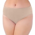 thumbnail image 1 of Women's Vanity Fair 13810 Illumination Plus Size Hi-Cut Brief Panty (Rose Beige 12), 1 of 2