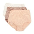 thumbnail image 1 of Women's Vanity Fair 15320 Tailored Cotton Brief Panty - 3 Pack (Peach/Blush/Fawn 6), 1 of 1