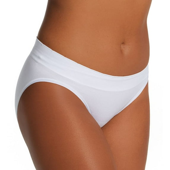 Women's Vanity Fair 18217 No Pinch No Show Seamless Bikini Panty (Star White 7)