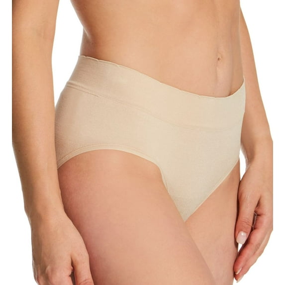 Women's Vanity Fair 18218 No Pinch, No Show Seamless Hipster Panty (Damask Neutral 8)