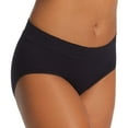 thumbnail image 1 of Women's Vanity Fair 18218 No Pinch, No Show Seamless Hipster Panty (Midnight Black 8), 1 of 1