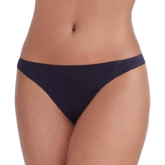 Women's Vanity Fair 18241 Nearly Invisible Thong (Black 6)