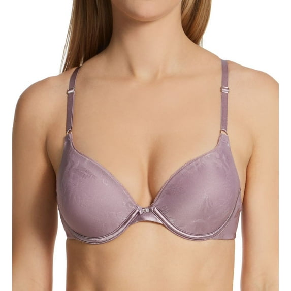Women's Vanity Fair 2131101 Ego Boost Jacquard Push Up Bra (Lilac Chalk Jacquard 34C)