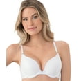 thumbnail image 1 of Women's Vanity Fair 2131101 Ego Boost Jacquard Push Up Bra (White 36C), 1 of 3