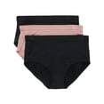 thumbnail image 1 of Women's Vanity Fair Lingerie® 3-Pack Comfort Where it Counts Brief 13463 Color: Black Assorted Size: 9, 1 of 5