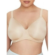 Beauty Back Wirefree Bra: Full Figure Side Smoother - Damask Neutral 38DD