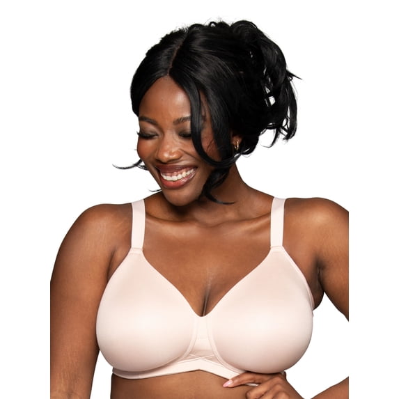 Vanity Fair Lingerie Women's Beauty Back Wireless Bra with Extended Side and Back Smoothing, Style 71267