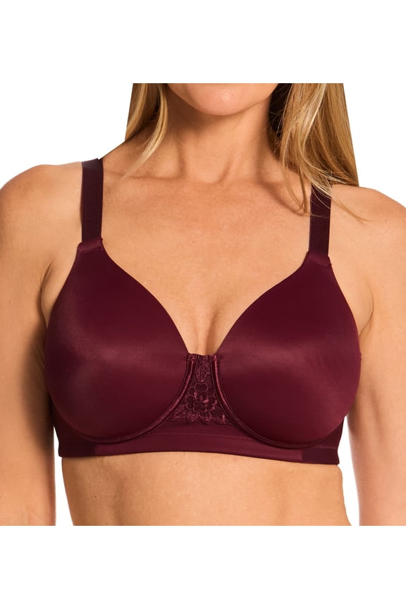 Women's Vanity Fair 71380 Beauty Back Full Figure Wirefree Bra (Sophisticated Plum 36D)