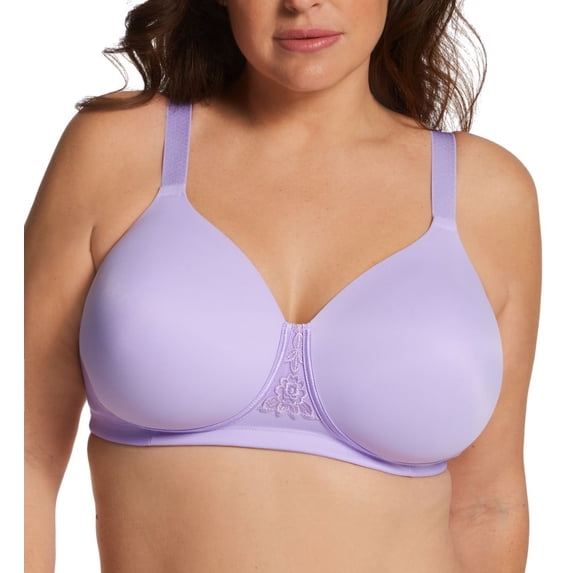 Women's Vanity Fair 71380 Beauty Back Full Figure Wirefree Bra (Virtual Lavender 42DD)