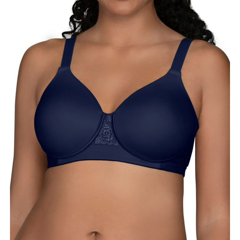 Vanity Fair Women's Beauty Back Full Figure Wirefree Bra 71380, Time Square  Navy, 40D,  price tracker / tracking,  price history charts,   price watches,  price drop alerts