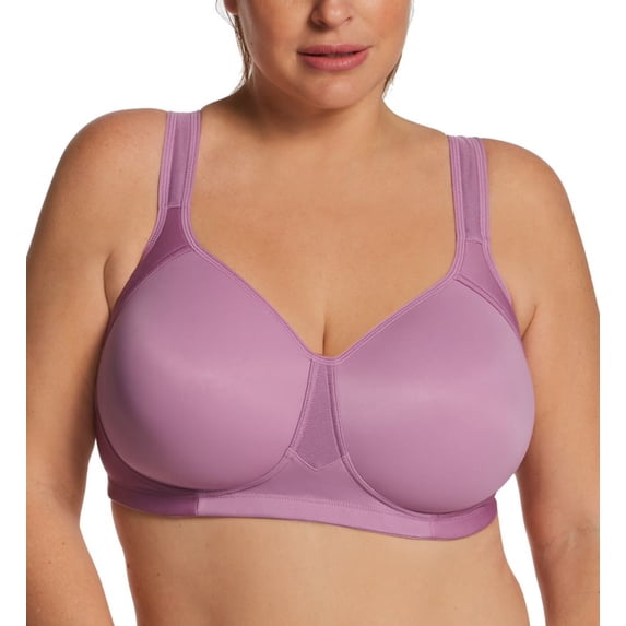 Women's Vanity Fair 71500 Full Figure Wirefree Sports Bra (Orchid Dream 40D)