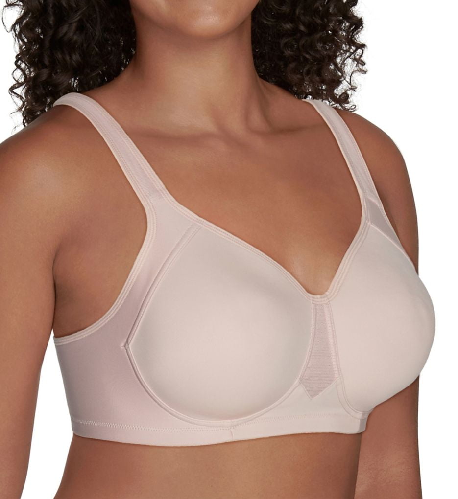 Women's Vanity Fair 71500 Full Figure Wirefree Sports Bra (Sheer Quartz