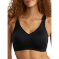 thumbnail image 1 of Women's Vanity Fair 72202 Beyond Comfort Pullover Wirefree Bra (Midnight Black L), 1 of 3