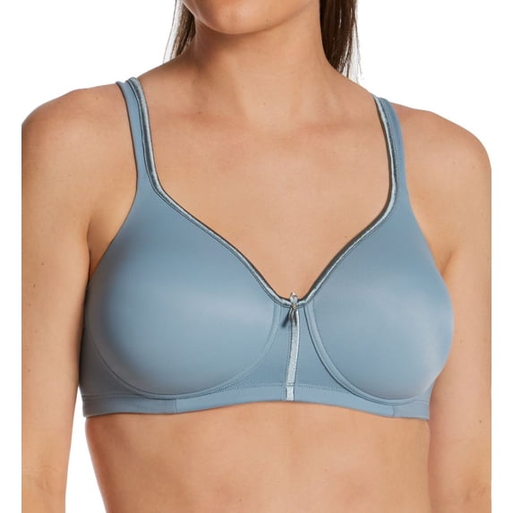 Women's Vanity Fair 72335 Body Caress Wirefree Bra (Blue Sea Glass 36C)