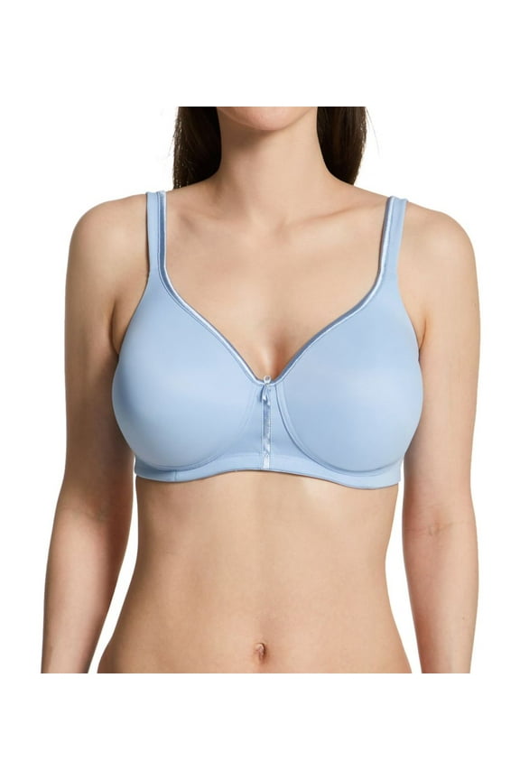 Women's Vanity Fair 72335 Body Caress Wirefree Bra (Faded Denim 38DD)