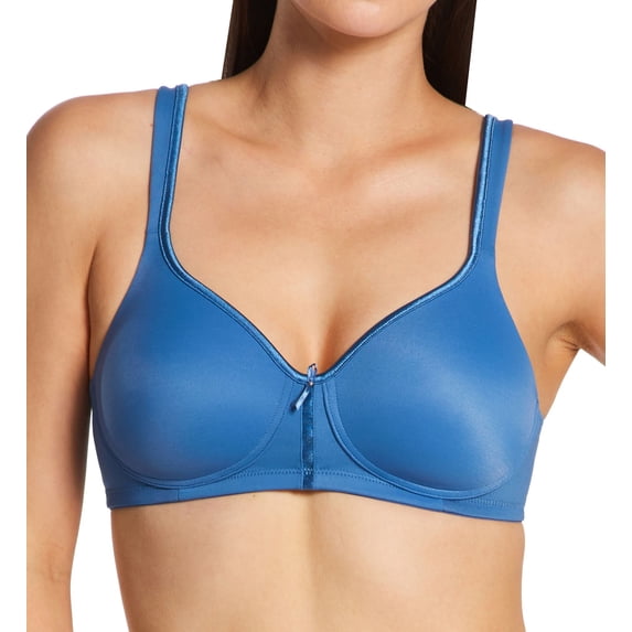 Women's Vanity Fair 72335 Body Caress Wirefree Bra (Goodnight Blue 42B)