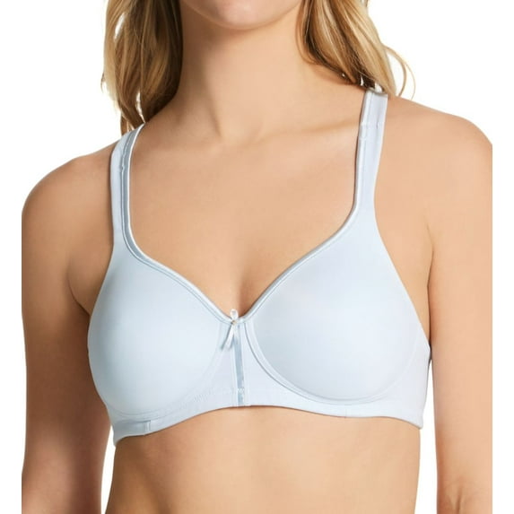 Women's Vanity Fair 72335 Body Caress Wirefree Bra (Hinting Blue 42C)