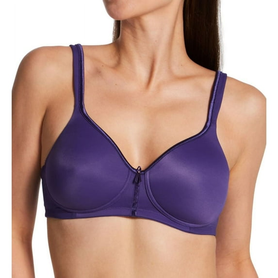 Women's Vanity Fair 72335 Body Caress Wirefree Bra (MOODY BLUE 36D)