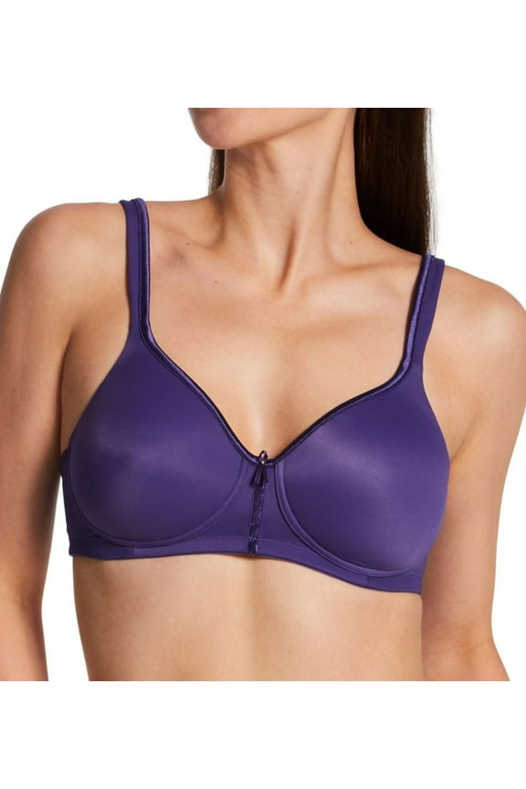 Women's Vanity Fair 72335 Body Caress Wirefree Bra (MOODY BLUE 40B)
