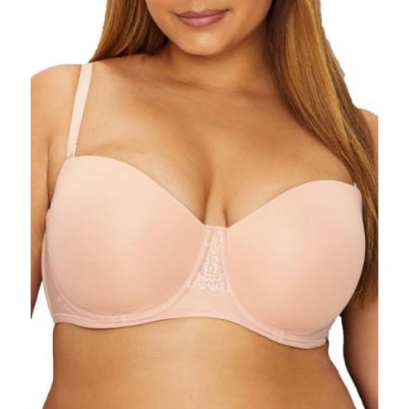 Women's Vanity Fair 74380 Beauty Back Full Figure Strapless Bra (Sheer Quartz 40D)
