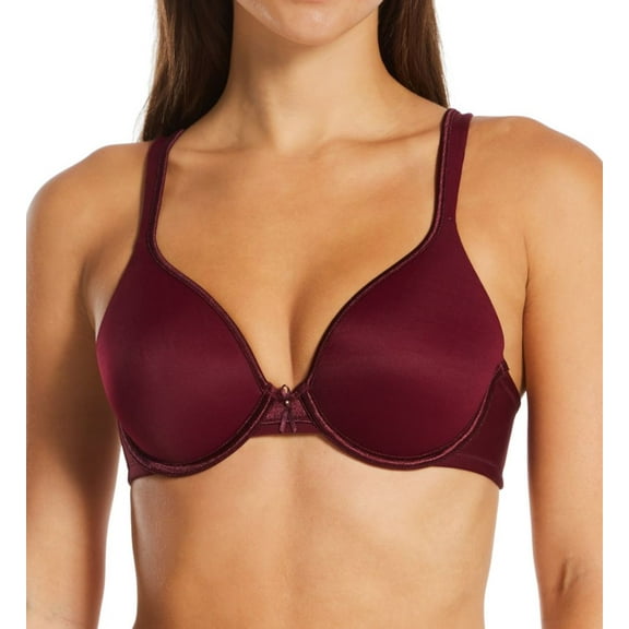 Women's Vanity Fair 75335 Body Caress Underwire Bra (Moody Maroon 40D)