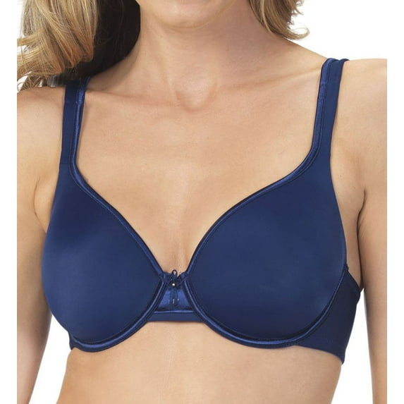 Women's Vanity Fair 75335 Body Caress Underwire Bra (Time Square Navy 34B)