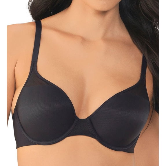 Women's Vanity Fair 75355 Cooling Touch Underwire Bra (Midnight Black 36B)