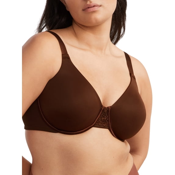 Women's Vanity Fair 76080 Beauty Back Full Figure Minimizer Underwire Bra (Cappuccino 36D)