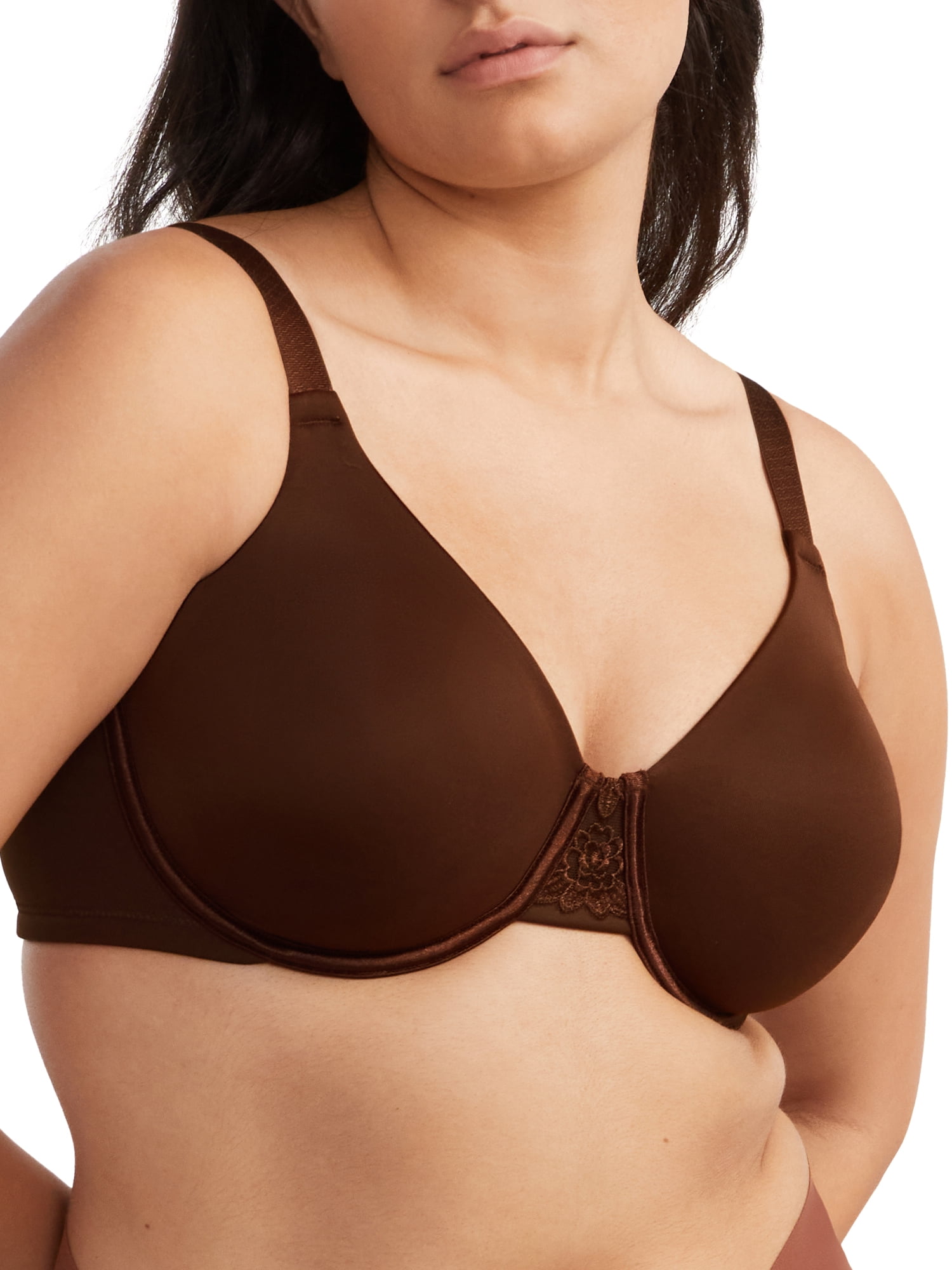 Women's Vanity Fair 76080 Beauty Back Full Figure Minimizer Underwire Bra (Cappuccino 38DDD)