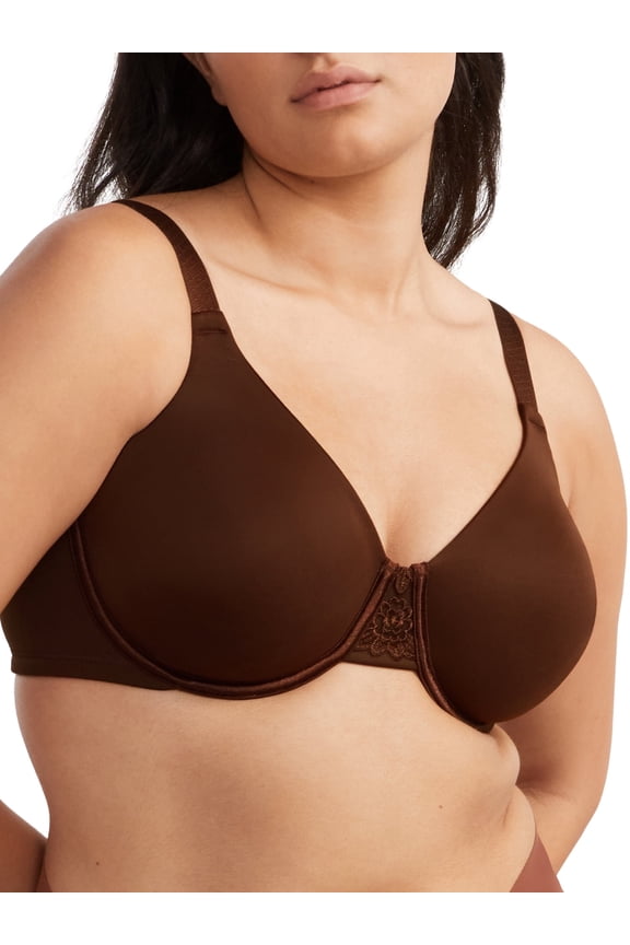 Women's Vanity Fair 76080 Beauty Back Full Figure Minimizer Underwire Bra (Cappuccino 40C)