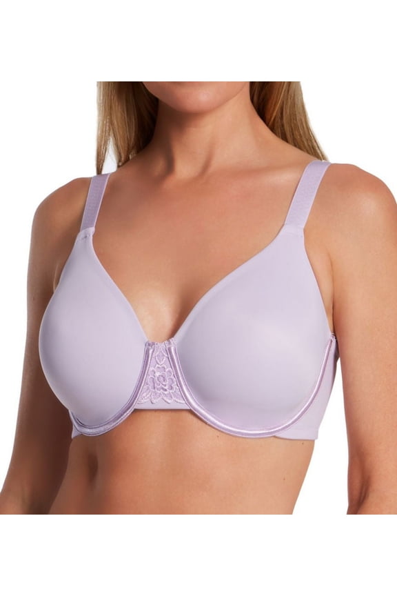 Women's Vanity Fair 76080 Beauty Back Full Figure Minimizer Underwire Bra (Gentle Lavender 32DD)