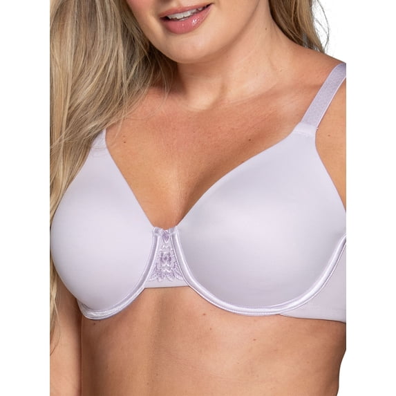 Women's Vanity Fair 76080 Beauty Back Full Figure Minimizer Underwire Bra (Gentle Lavender 42D)