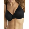 thumbnail image 1 of Women's Vanity Fair 76080 Beauty Back Full Figure Minimizer Underwire Bra (Midnight Black 42H), 1 of 5