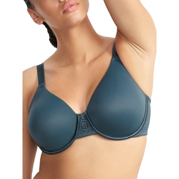 Women's Vanity Fair 76080 Beauty Back Full Figure Minimizer Underwire Bra (STILLWATER 36D)