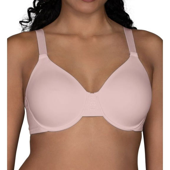 Women's Vanity Fair 76080 Beauty Back Full Figure Minimizer Underwire Bra (Sheer Quartz 40G)