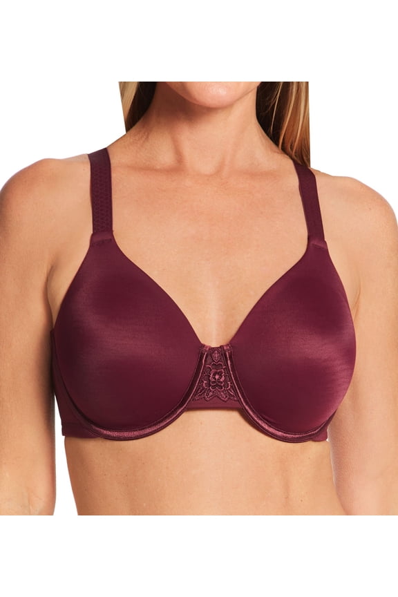 Women's Vanity Fair 76080 Beauty Back Full Figure Minimizer Underwire Bra (Sophisticated Plum 32DD)
