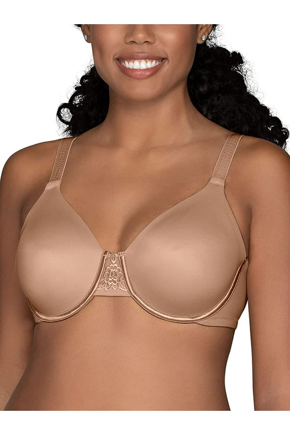 Women's Vanity Fair 76080 Beauty Back Full Figure Minimizer Underwire Bra (Totally Tan 40H)
