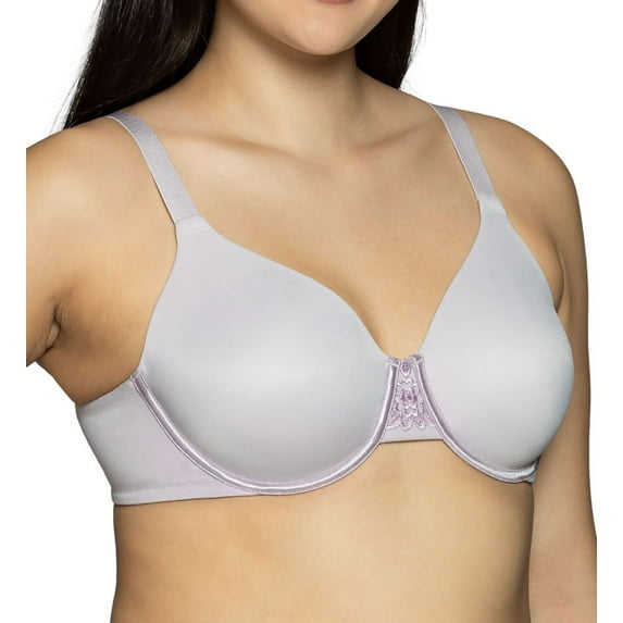 Women's Vanity Fair 76080 Beauty Back Full Figure Minimizer Underwire Bra (Whimsical Lilac 36C)