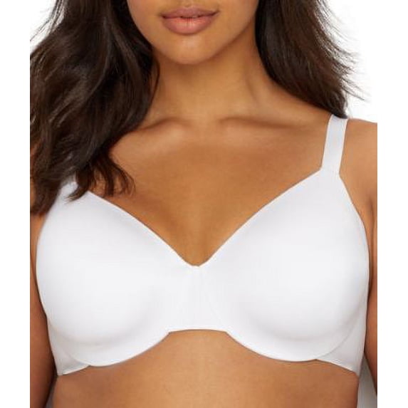 Women's Vanity Fair 76207 Nearly Invisible Full Figure Underwire Bra (Star White 44DD)